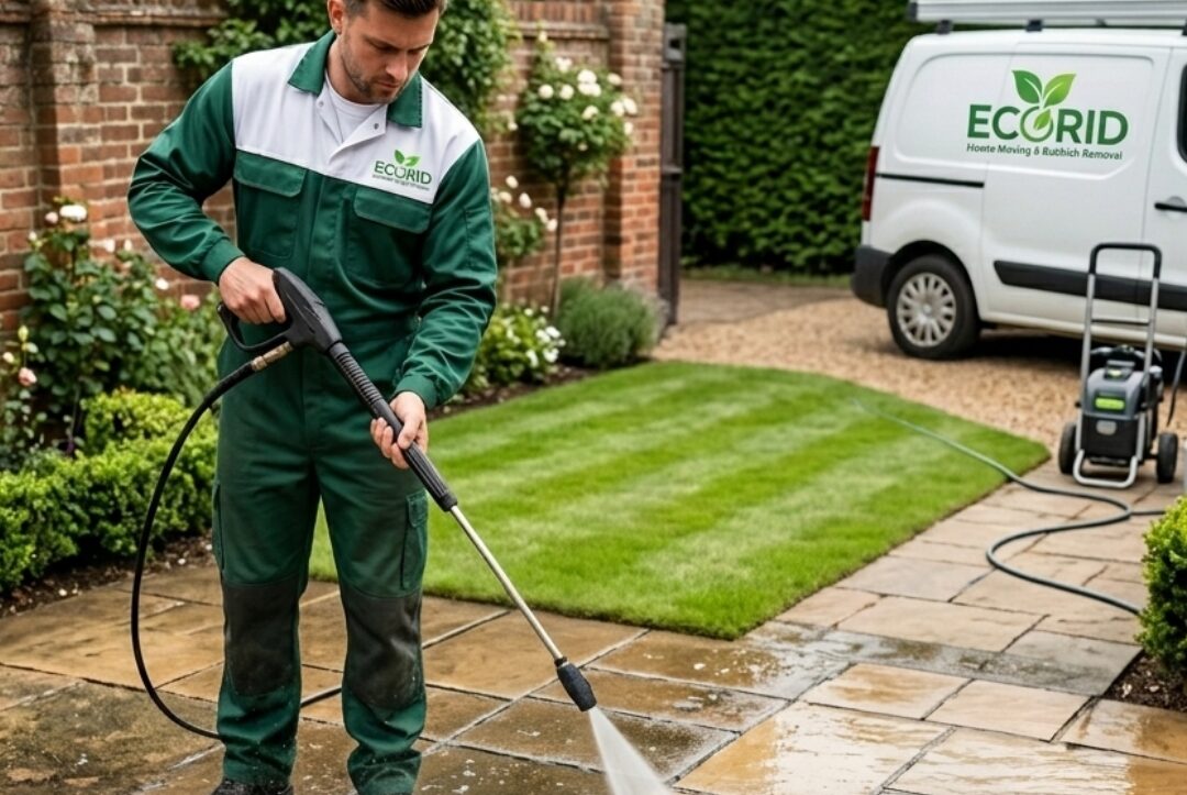Professional patio cleaning and jet washing