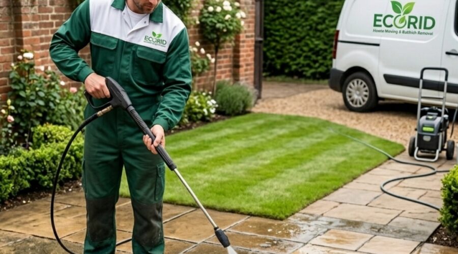 Professional patio cleaning and jet washing